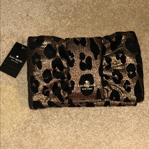 Kate Spade Leopard Print Clutch